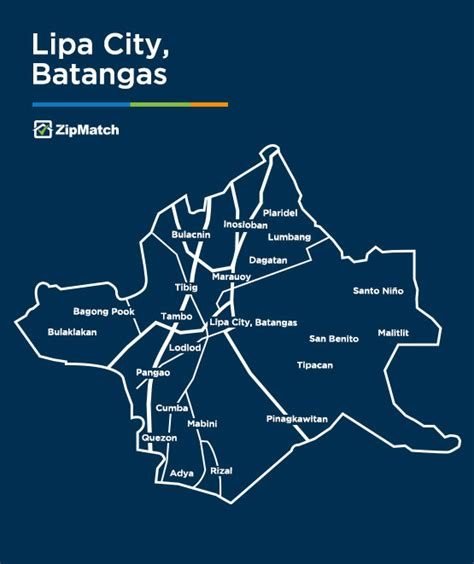 map of lipa batangas